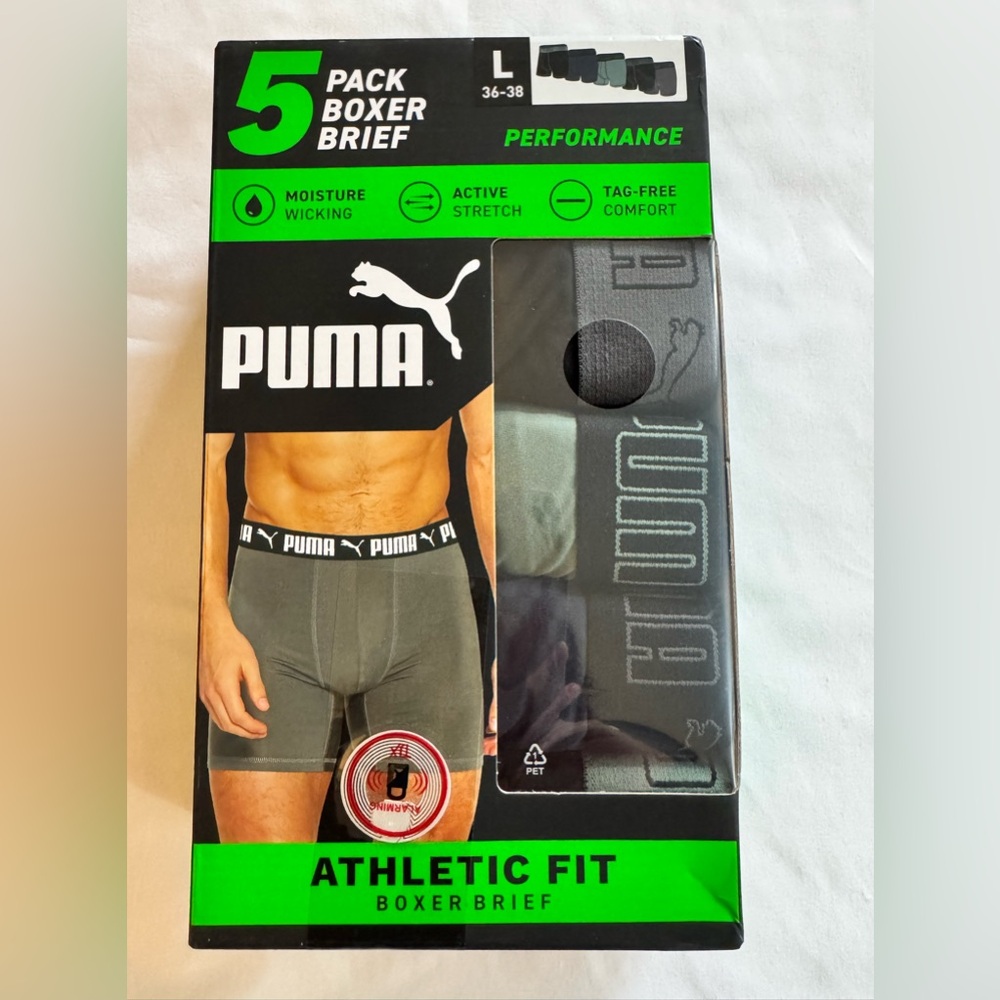 Men’s PUMA Boxer Briefs (2x)